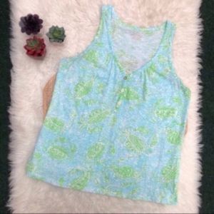 Lilly Pulitzer Crab Print Tank Top